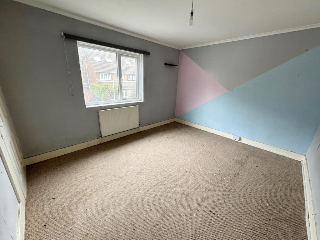 Lot: 138 - TWO-BEDROOM TERRACE HOUSE FOR IMPROVEMENT PLUS ADDITIONAL LAND - Bedroom 1